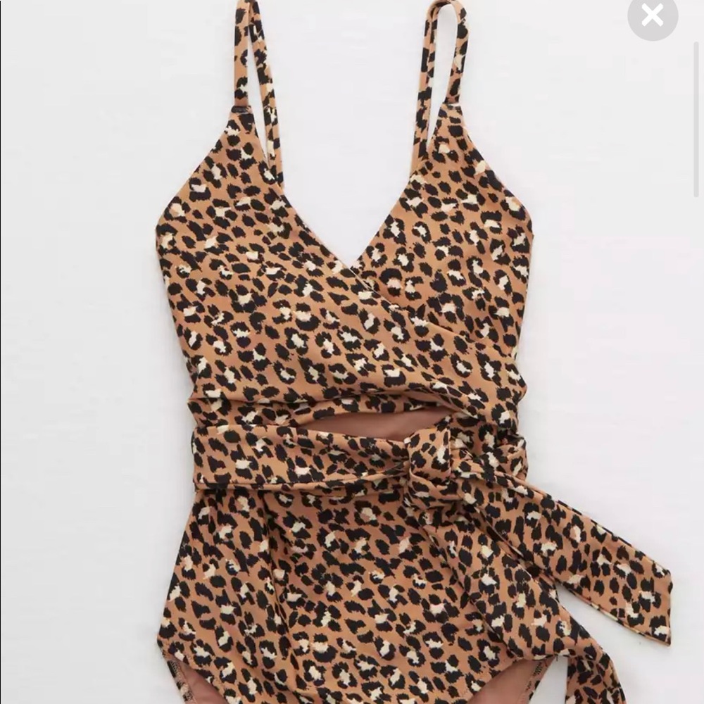Aerie wrap one piece suit- medium